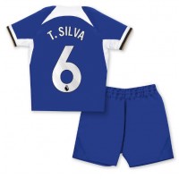 Chelsea Thiago Silva #6 Hjemme Trøje Børn 2023-24 Kortærmet (+ Korte bukser)